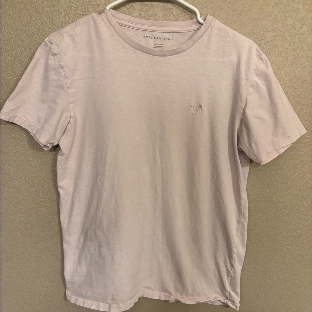 American Eagle Outfitters Soft Pink Short Sleeve Tee